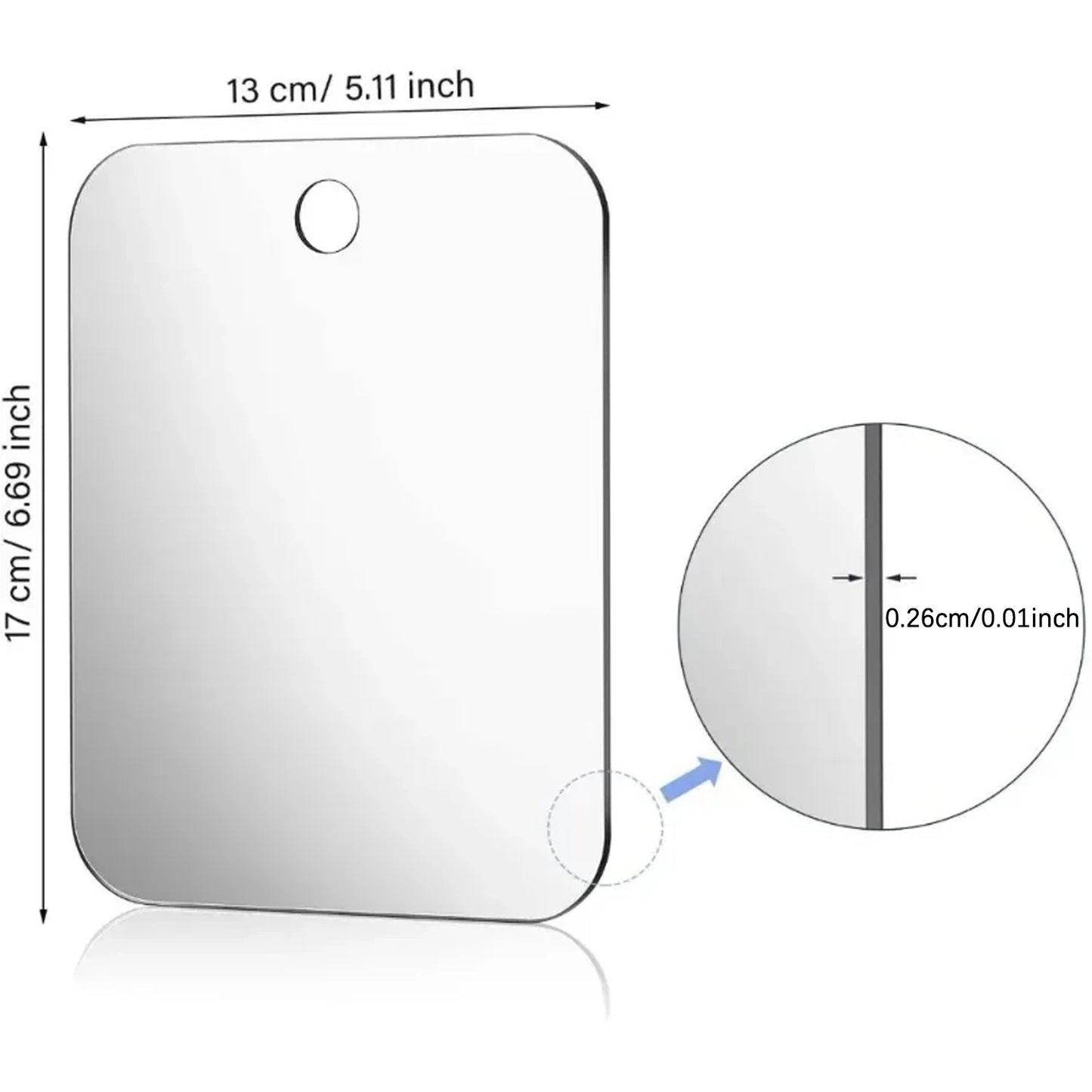 Anti-Fog Mirror