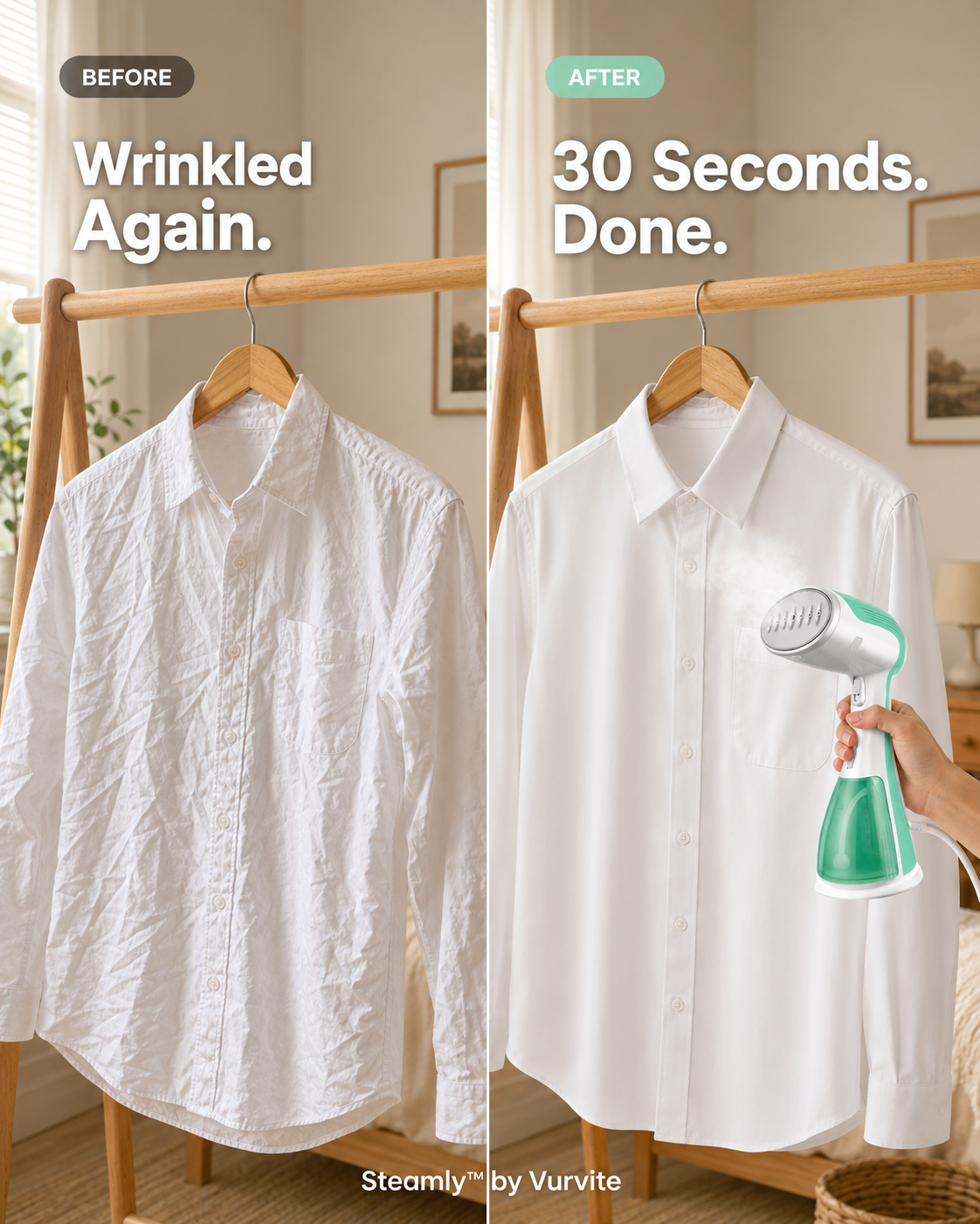 Steamly™ Portable Clothes Steamer